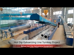 Hot Dip Galvanizing Factory Onsite View