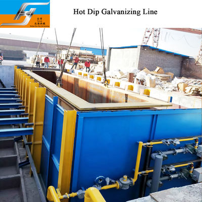 Steel XG08 Substrate Zinc Kettle with 50mm/60mm Thickness and High Velocity Pulse Fired Burner for Hot Dip Galvanizing