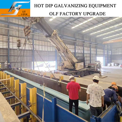 Customized Automatic/Semi-automatic Hot Dip Galvanizing Production Line with Environmental Protection for Steel Structures