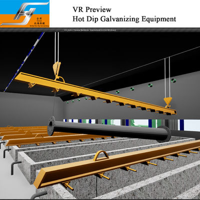 Quality  VR Preview Hot Dip Galvanizing Production Line with Customized Design for Turnkey Projects factory