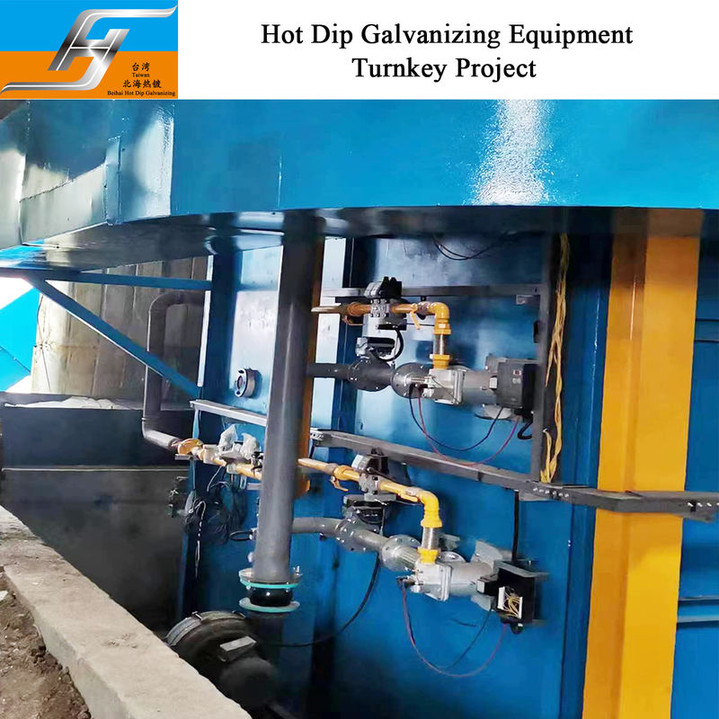 Galvanizing Various Steel Parts with Hot Dip Galvanizing Furnace Equipment