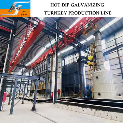Customized Dimension Hot Dip Galvanizing Line with High Velocity Pulse Firing System and Smart Control